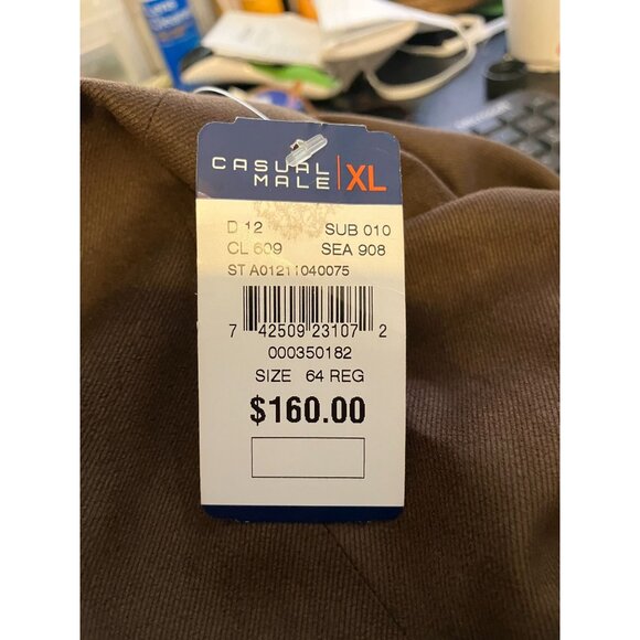 NWT Oak Hill Jacket 64R Blazer Sport Coat Single Breasted Microsuede Twill - Picture 9 of 14